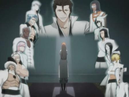 AIZEN SOSUKE , TOUSEN , GIN & L 'ESPADA
